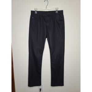 AG Adriano Goldschmied Everett slim straight black pants - 30 x 32